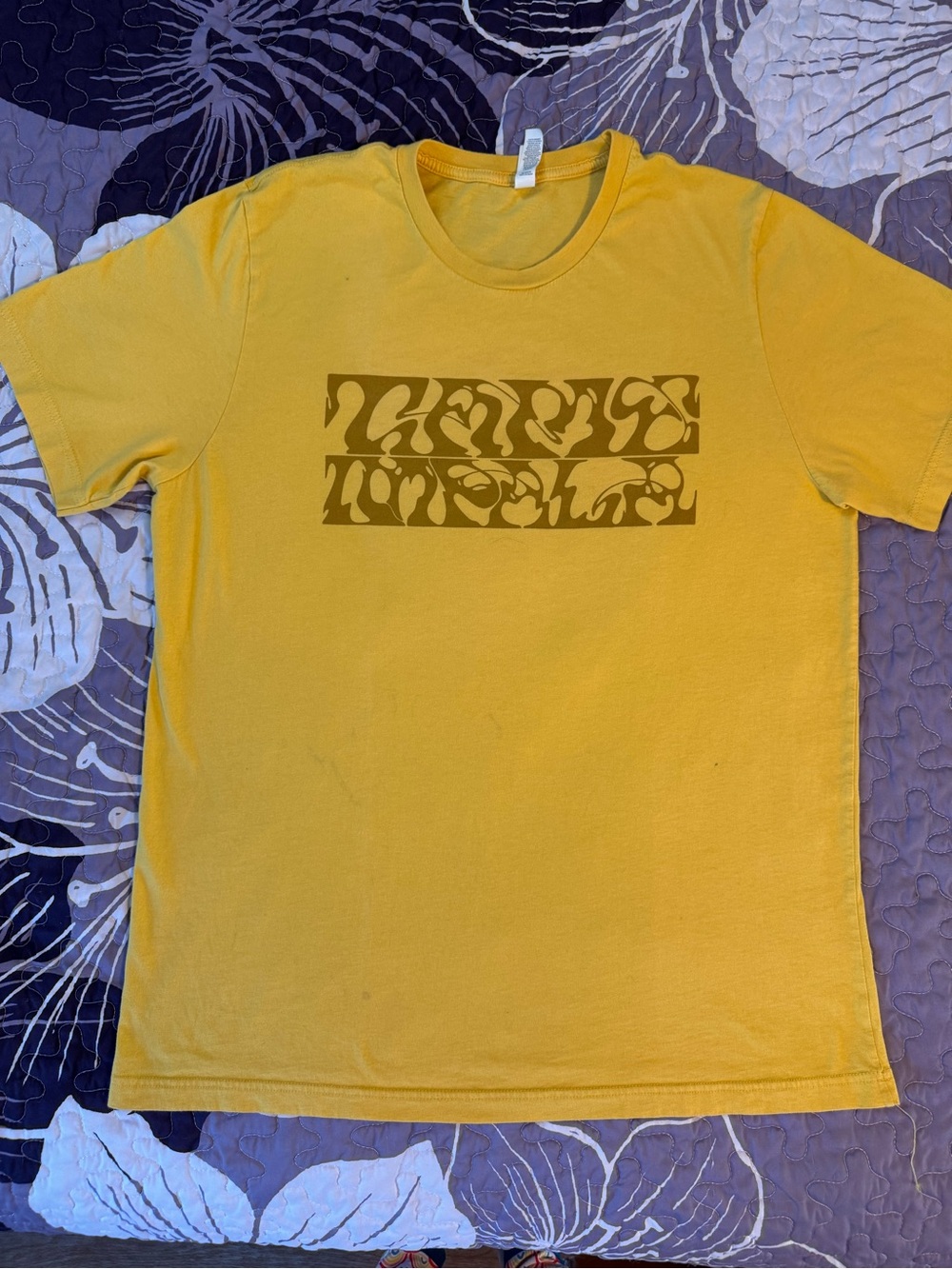 Tame Impala 2019 Maize Tour Yellow T-shirt Bella + Canvas XL